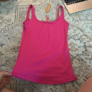 SkIMS vintage scoop neck tank in pink